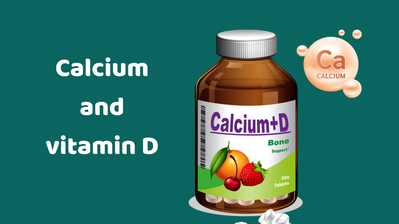 Calcium and vitamin D
