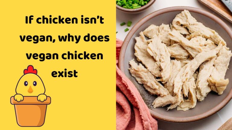 If chicken isn’t vegan why does vegan chicken exist