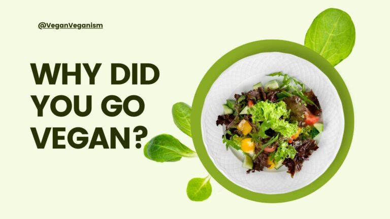 Why did you go vegan